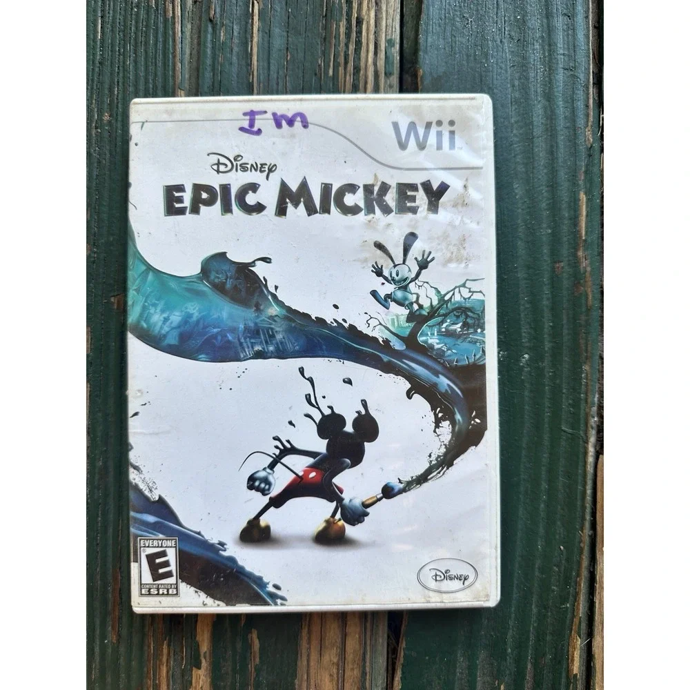 Nintendo Wii Epic Mickey 1 and 2 Lot‎ Complete